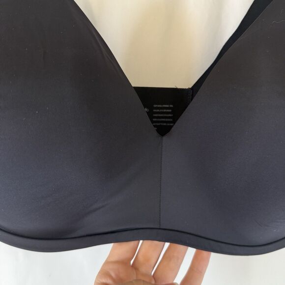Soma Vanishing 360 Wireless Bra Women's 42D Solid Black Padded Adjustable - Picture 3 of 9